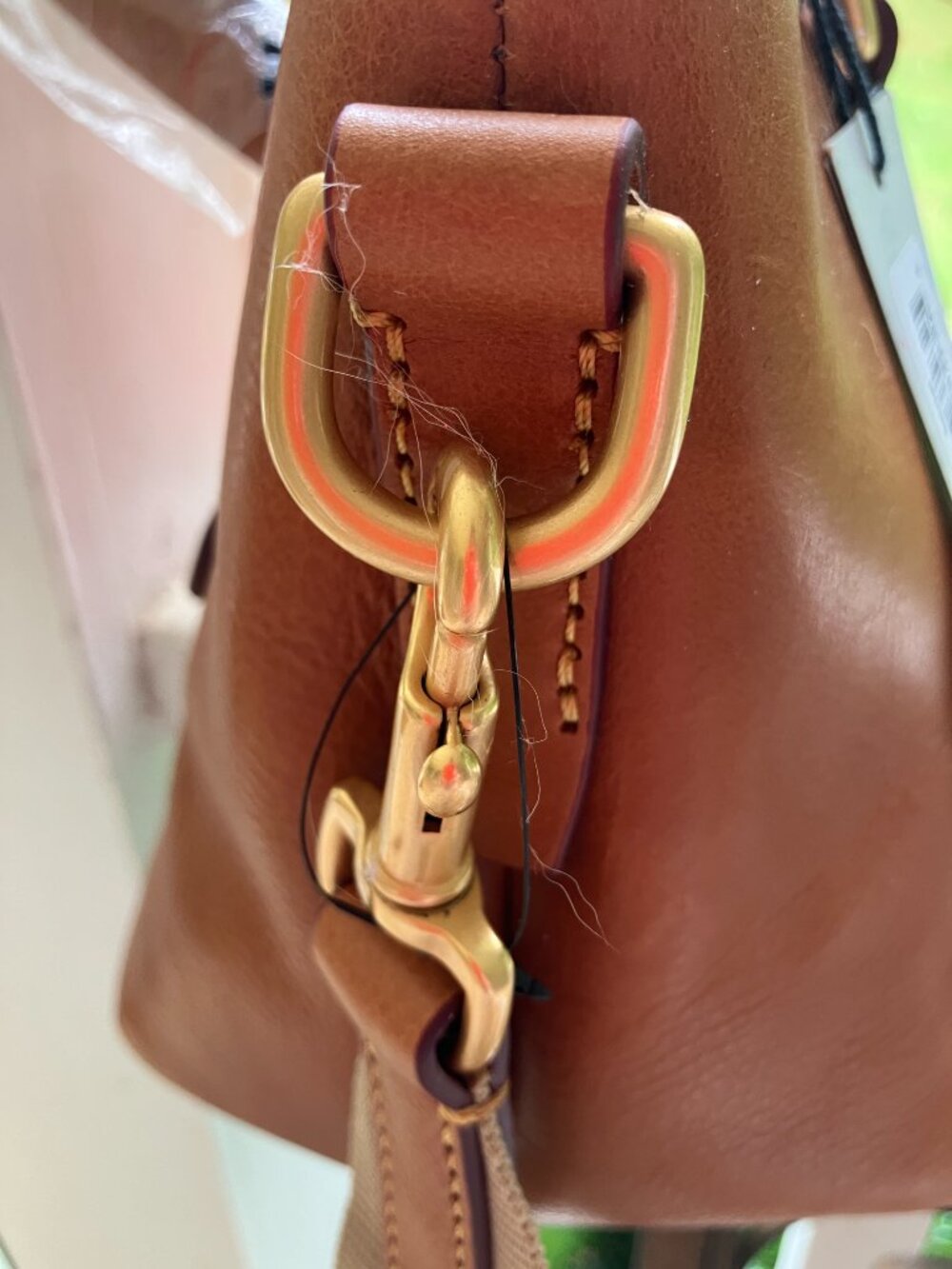 Dooney and Bourke Satchel with Web - Picture 4 of 7